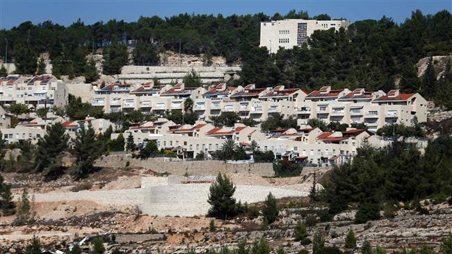 illegal settlement of Gilo in the occupied East Jerusalem al-Quds