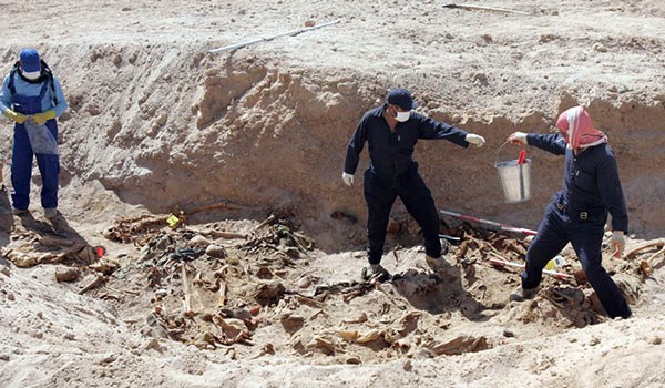 Mass grave in Iraq