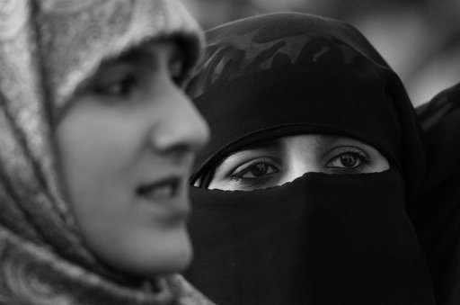 Western Muslims women with Hijab