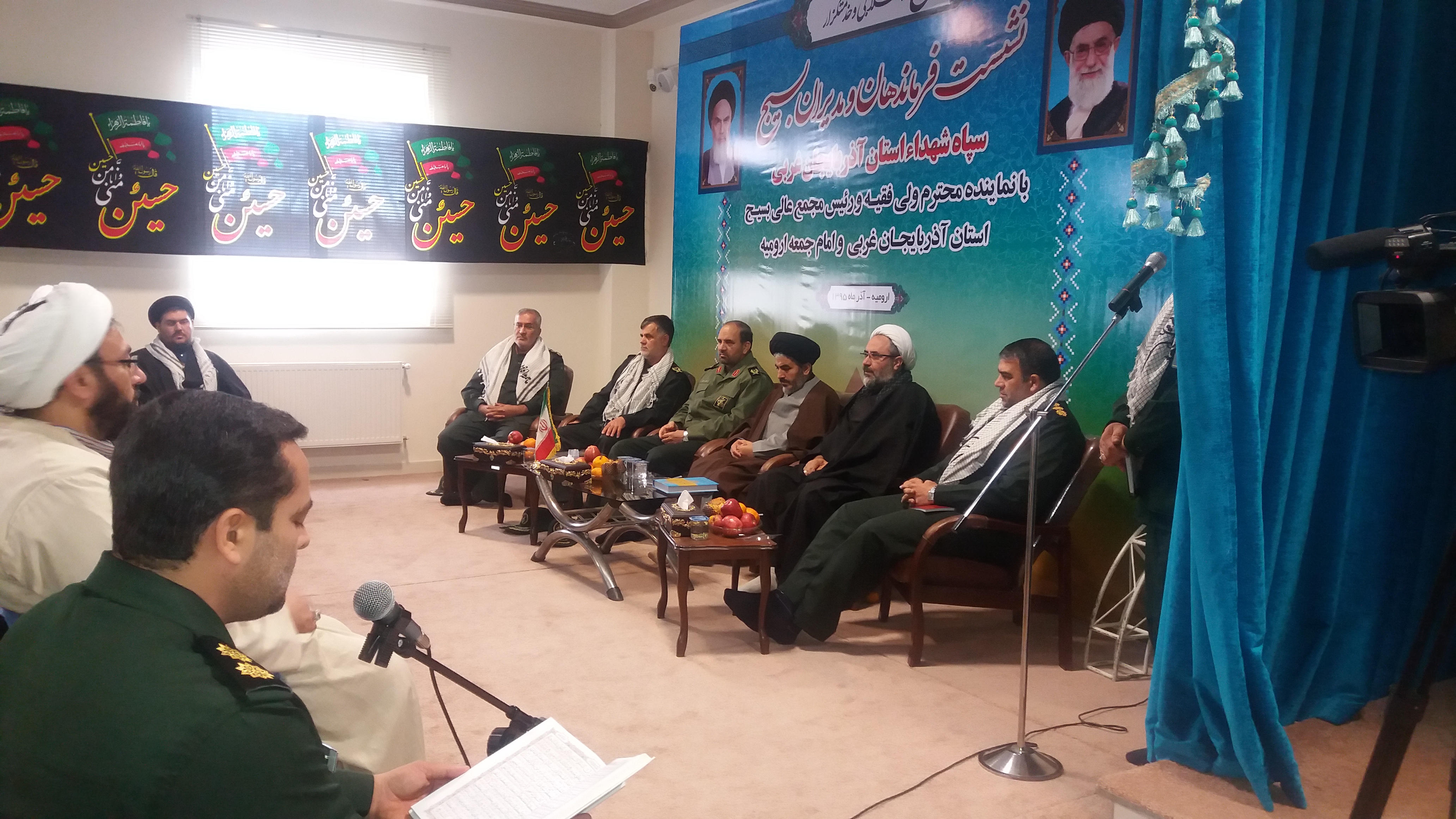 دیدار فرمانده سپاه شهدا آذربایجان غربی1