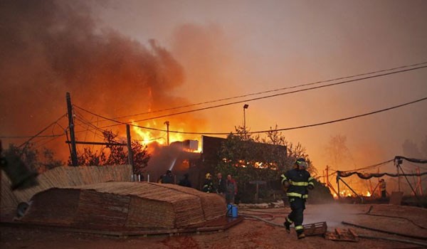 Fire in Israel