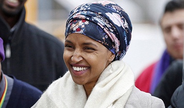 Ilhan Omar First hijab wearing US lawmaker