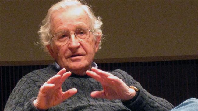American linguist and philosopher Noam Chomsky
