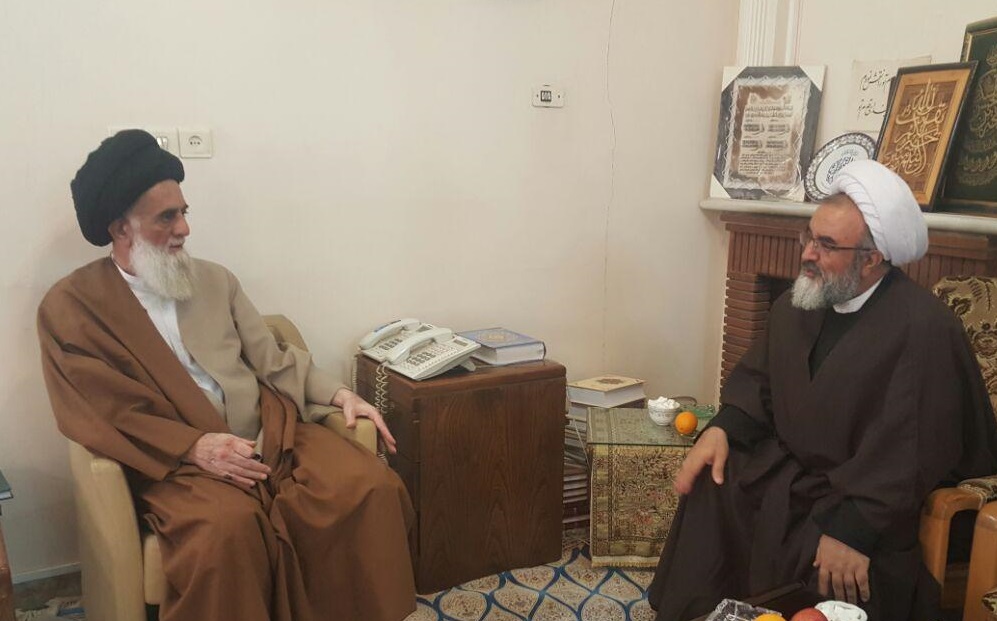 دیدار با آیت الله یثربی