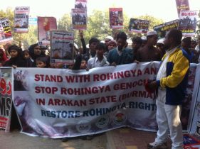 تظاهرات همبستگی با مردم میانمار در هند