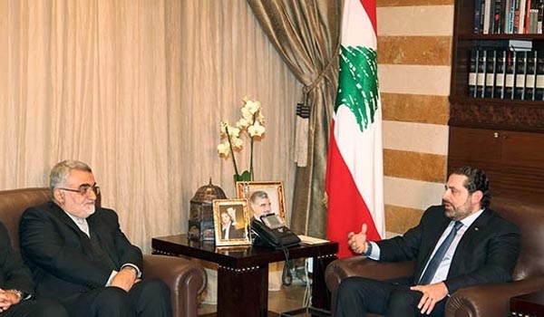 Alaeddin Boroujerdi meets Lebanese Prime Minister Sa