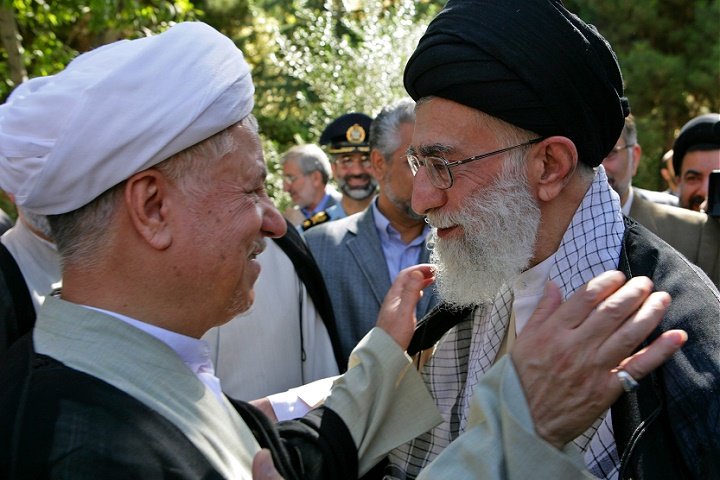 Ayatollah Khamenei meeting Ayatollah Rafsanjani