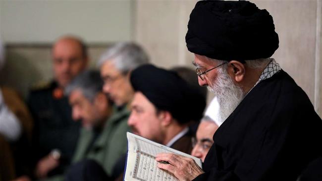 Ayatollah Khamenei hosts a mourning ceremony in honor of late Ayatollah Rafsanjani, January 11, 2017