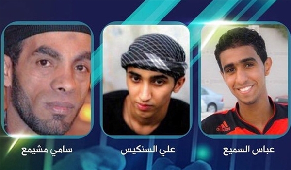 Three Young Men Executed by Bahrain Regime Al-Khalifa