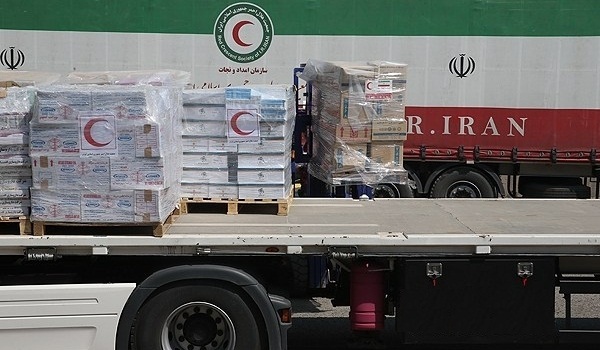 Iran Sends Humanitarian Aids to Syrians