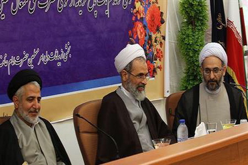 Hujjat al-Islam Sayyed Mahmoud Kaviani and Ayatollah ‌Arafi