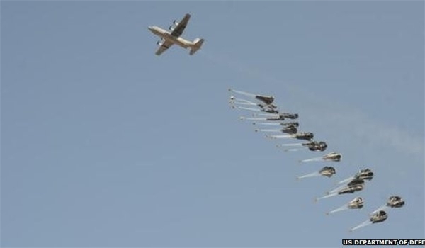 US Airdrops of Arms to Militants in Syria