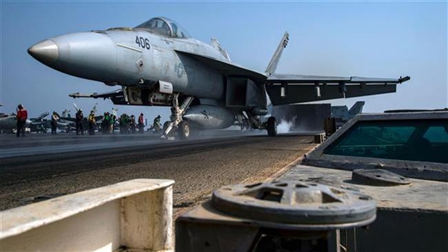 US fighter jet