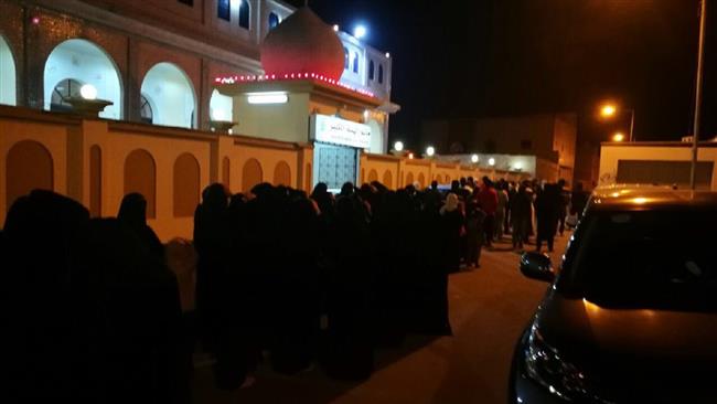 Bahraini protesters stage an anti-regime rally in the village of Hamala