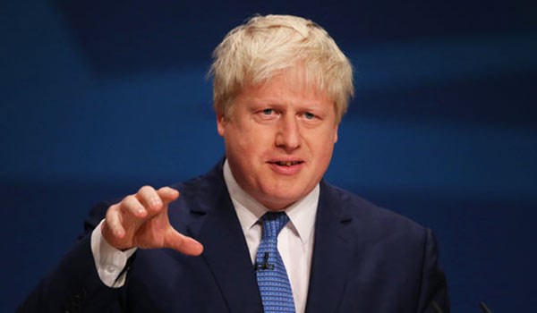 Boris Johnson British Foreign Secretary
