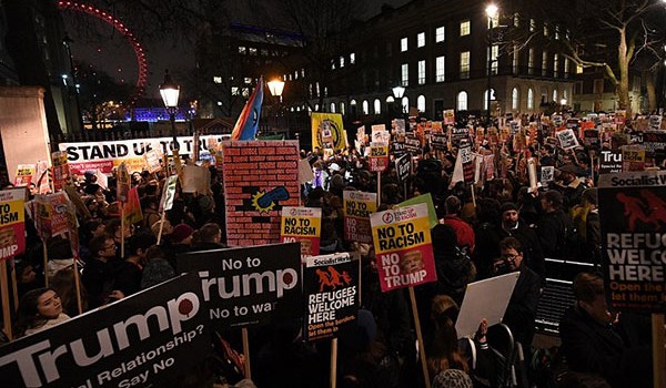 anti-Trump protest Rally