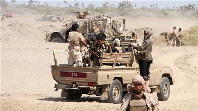 Pro-Saudi militants are seen during an offensive in the southeastern port of Mokha, Yemen, on January 23, 2017. (Photo by AFP)
