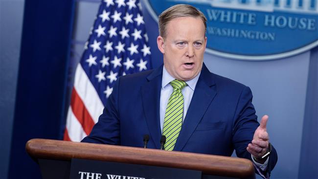 White House Press Secretary Sean Spicer speaks during a briefing at the White House February 2, 2017 in Washington, DC, February 2, 2017.