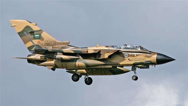 A UK-made Tornado fighter jet belonging to the Saudi air force