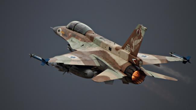 Israeli F-16 fighter jet in flight.