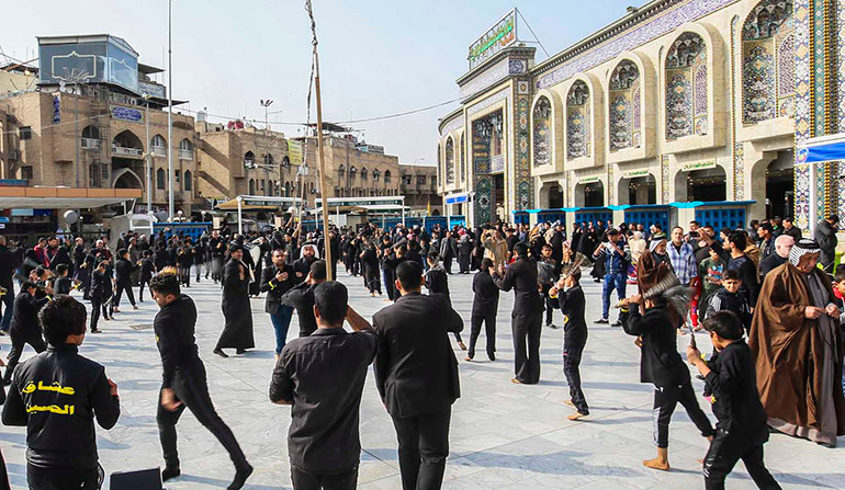 مراسم شهادت حضرت فاطمه در کربلا
