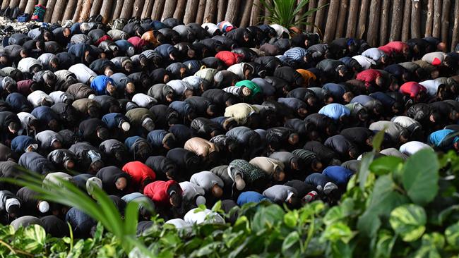 Muslims prayer