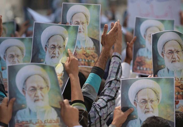 Rally for Sheikh Issa Qassim in Bahrain