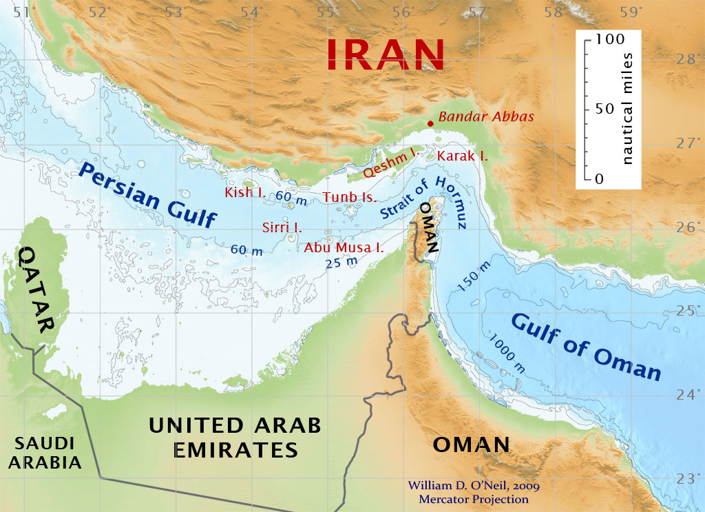 Iranian Islands in Persian Gulf