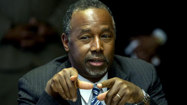 US Housing and Urban Secretary Ben Carson (AP file photo)
