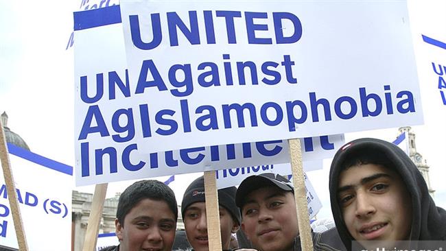 protest against Islamophobia, racism