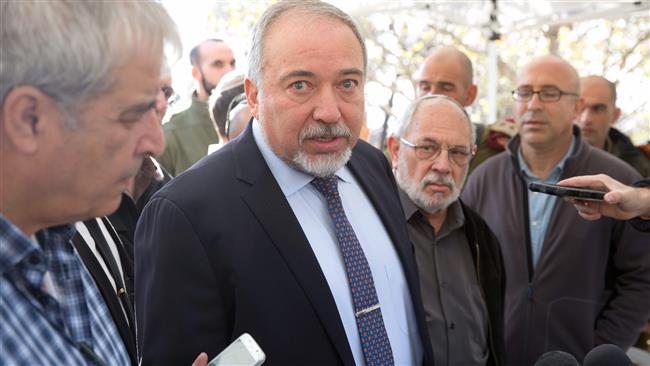 Israeli Minister for Military Affairs Avigdor Lieberman (Photo by AFP)
