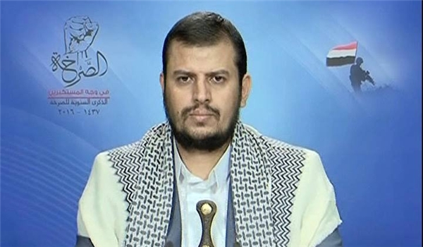 The leader of Yemen’s Ansarullah movement Abdul-Malik Badreddin al-Houthi