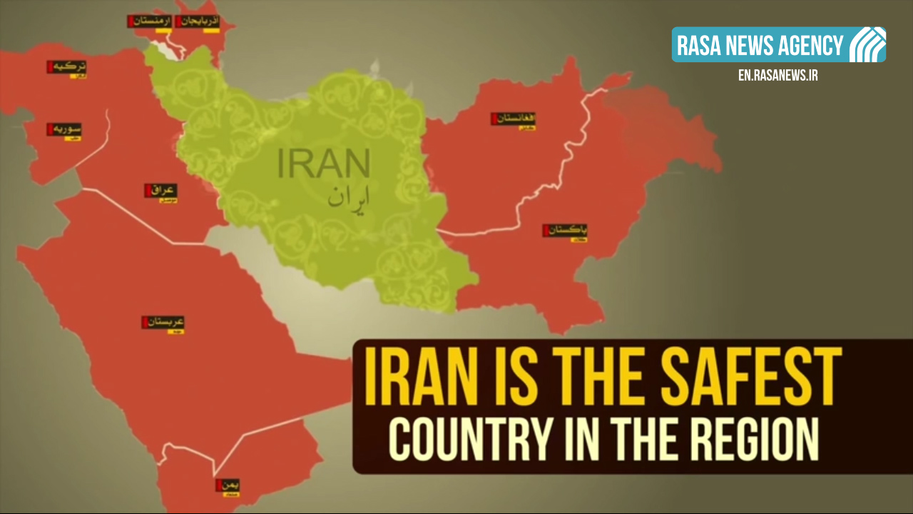 The Islamic Republic of Iran is the SAFEST country in the Region