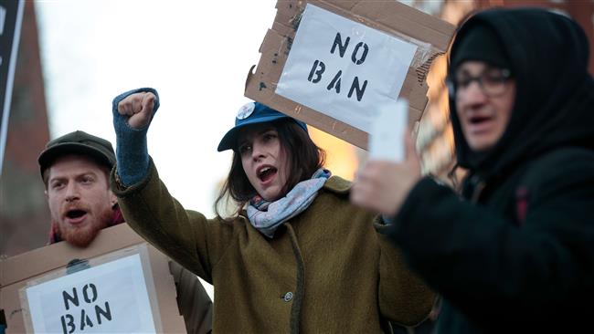 Anti Muslim-Ban Protest