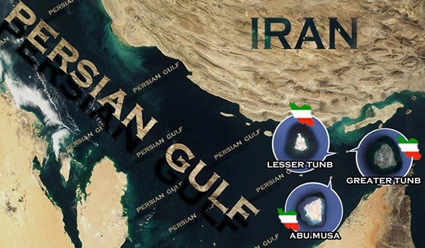 Iranian Trio Islands in Persian Gulf