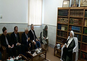 Ayatollah Makarem-Shirazi meets with Hungarian officials