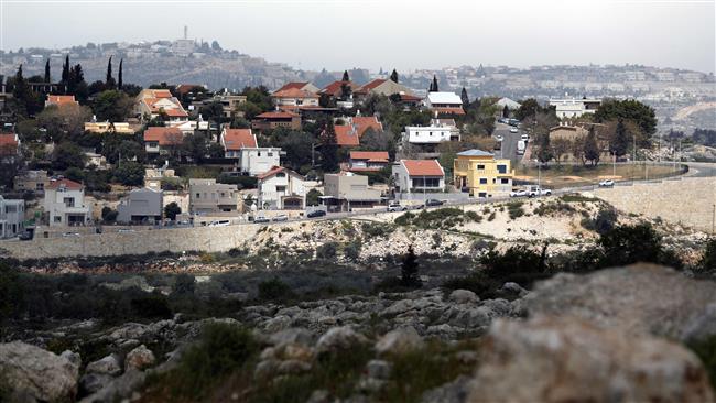 A general view of the Israeli settlement of Beit Aryeh north of the city of Ramallah in the occupied West Bank. (Photo by AFP)

