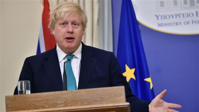 British Foreign Secretary Boris Johnson