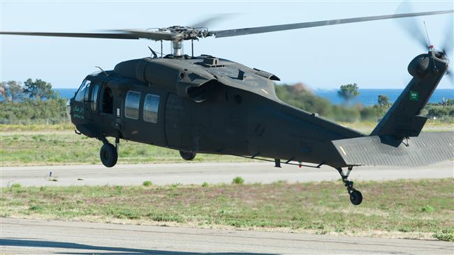 Saudi Black Hawk helicopter