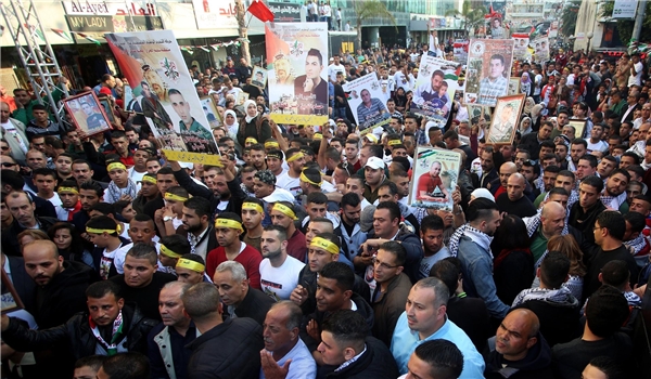Protest over Palestinian Hunger Strike
