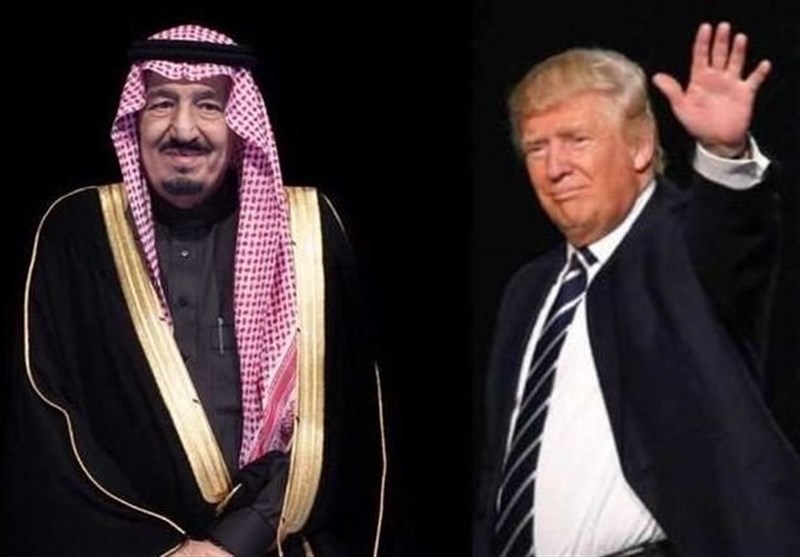 آمریکا و عربستان ترامپ و ملک سلمان