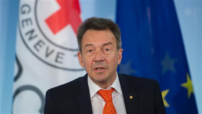 President of the International Committee of the Red Cross (ICRC) Peter Maurer (photo by AFP)
