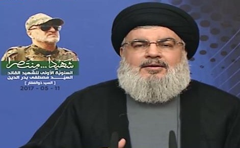 Secretary General of the Lebanese Hezbollah resistance movement, Sayyed Hassan Nasrallah