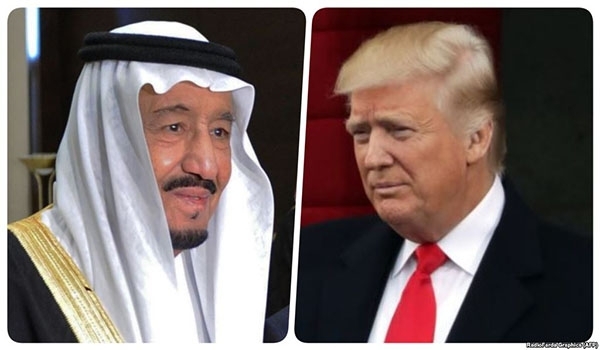 Saudi US Trump King Salman