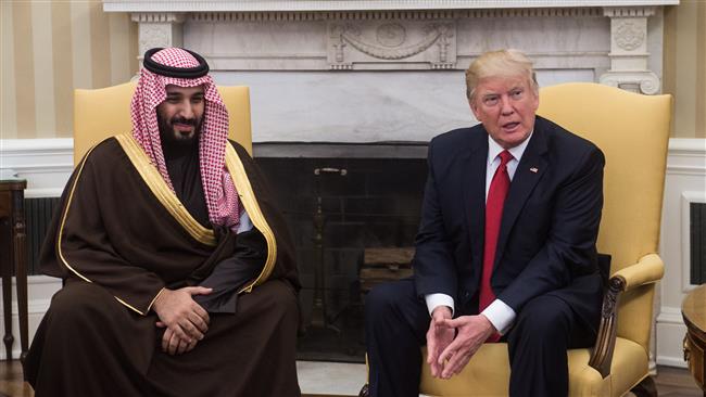 US President Donald Trump and Saudi Deputy Crown Prince and Defense Minister Mohammed bin Salman