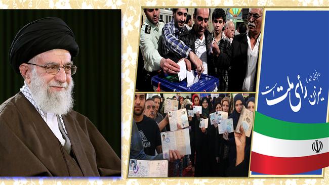 Leader of the Islamic Revolution Ayatollah Seyyed Ali Khamenei commends on May 20, 2017 the massive turnout of Iranians in the country