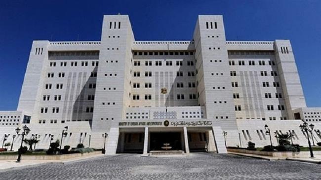 Syrian Foreign Ministry building in Damascus