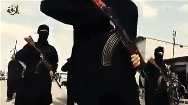This September 23, 2014 photo shows an image grab taken from a video released by the Daesh Takfiri terrorist group