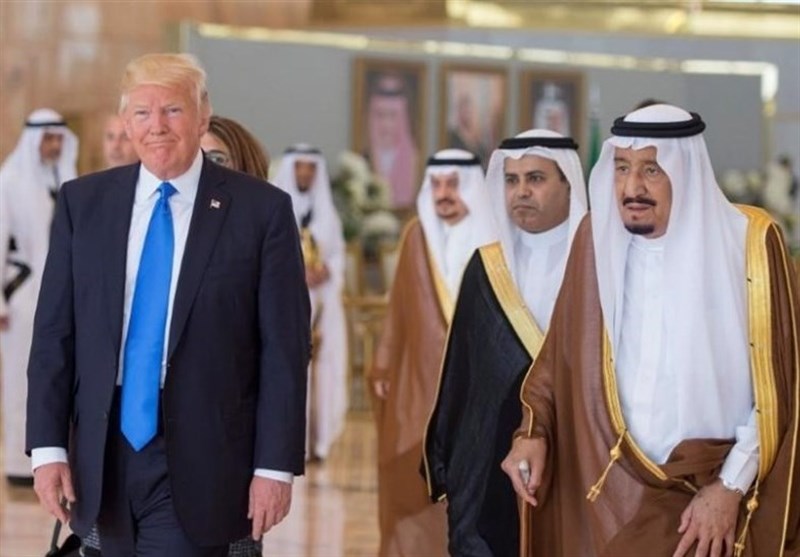 روابط آمریکا و عربستان ترامگ و سلمان بن عبدالعزیز