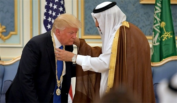 Trump and Salman Saudi King